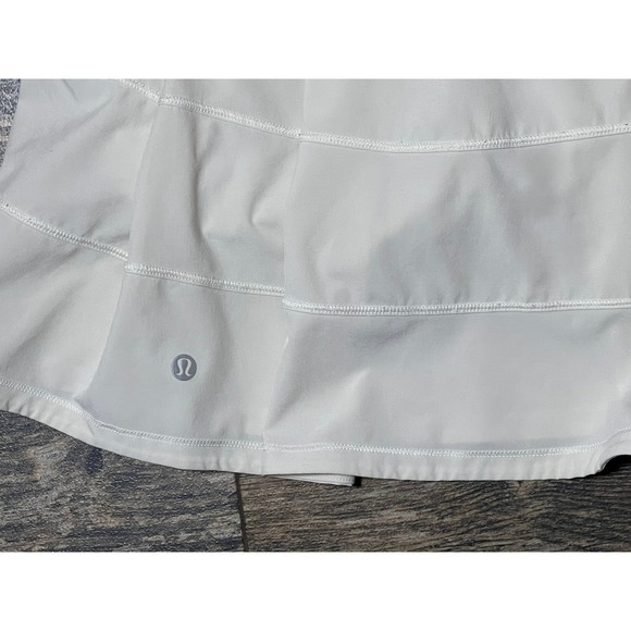 Lululemon Pace Rival Mid Rise Skirt Lemon Sorbet Size 4 Athletic Tennis Long EUC - Picture 8 of 9